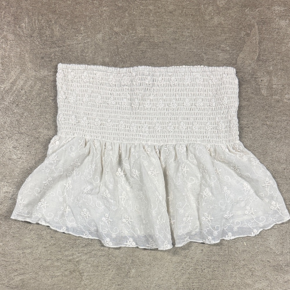 AE Cropped Baby Doll Tube Top